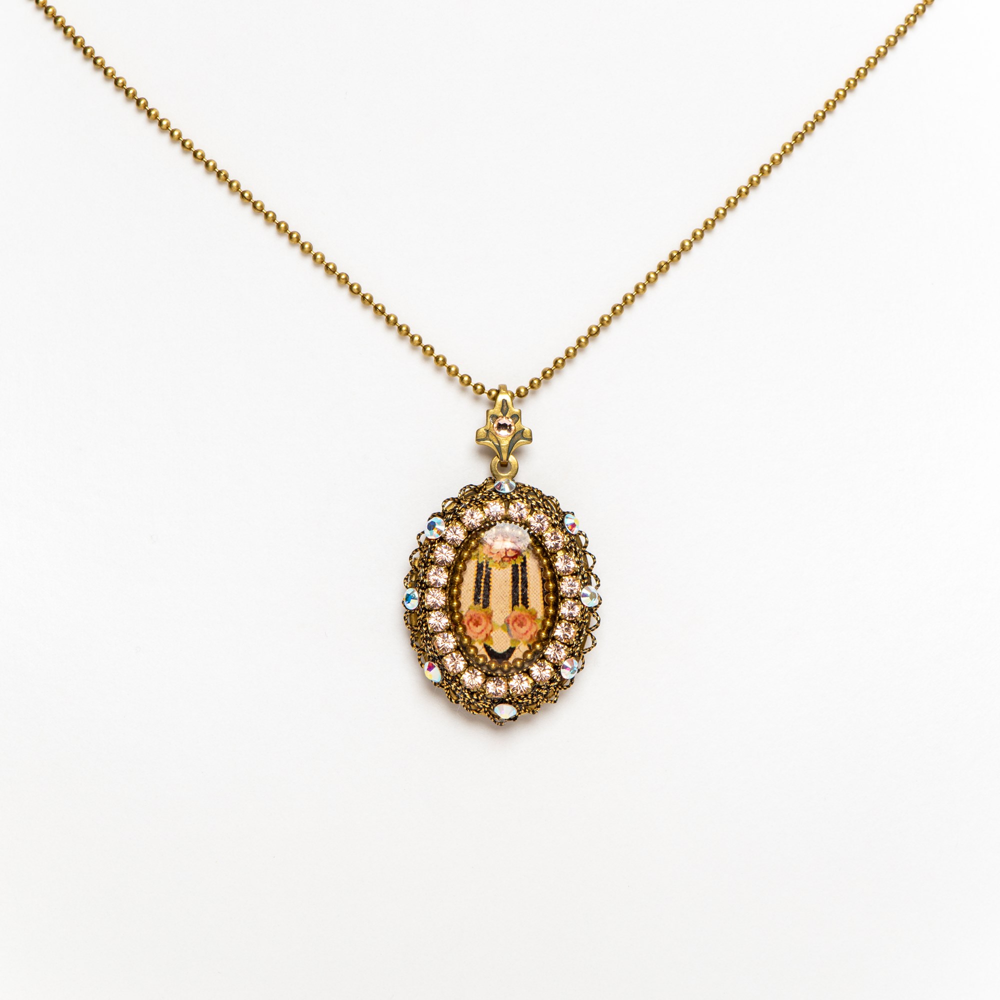 Medallion Marquise with Rhinestones
