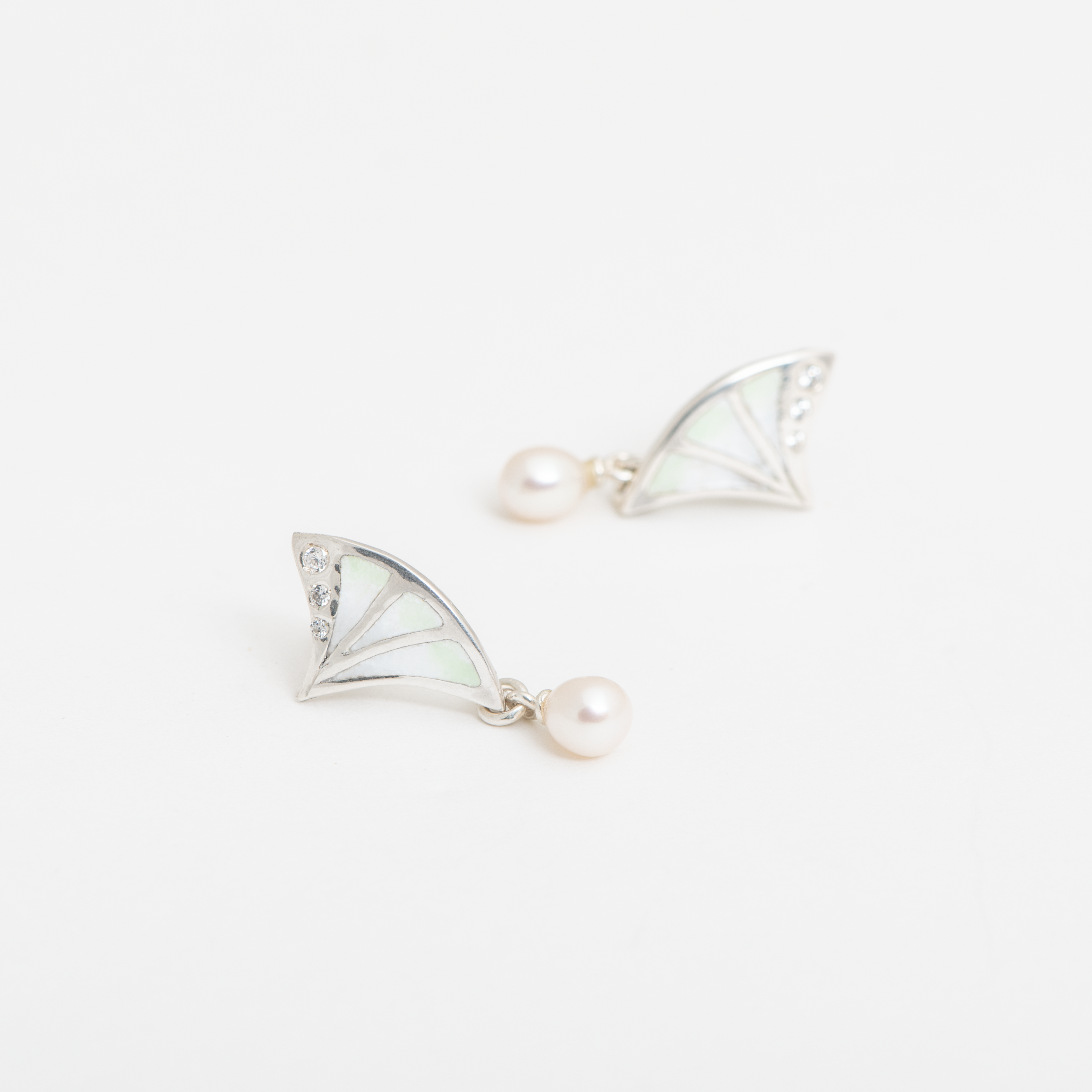 Ear Studs Shakudo 