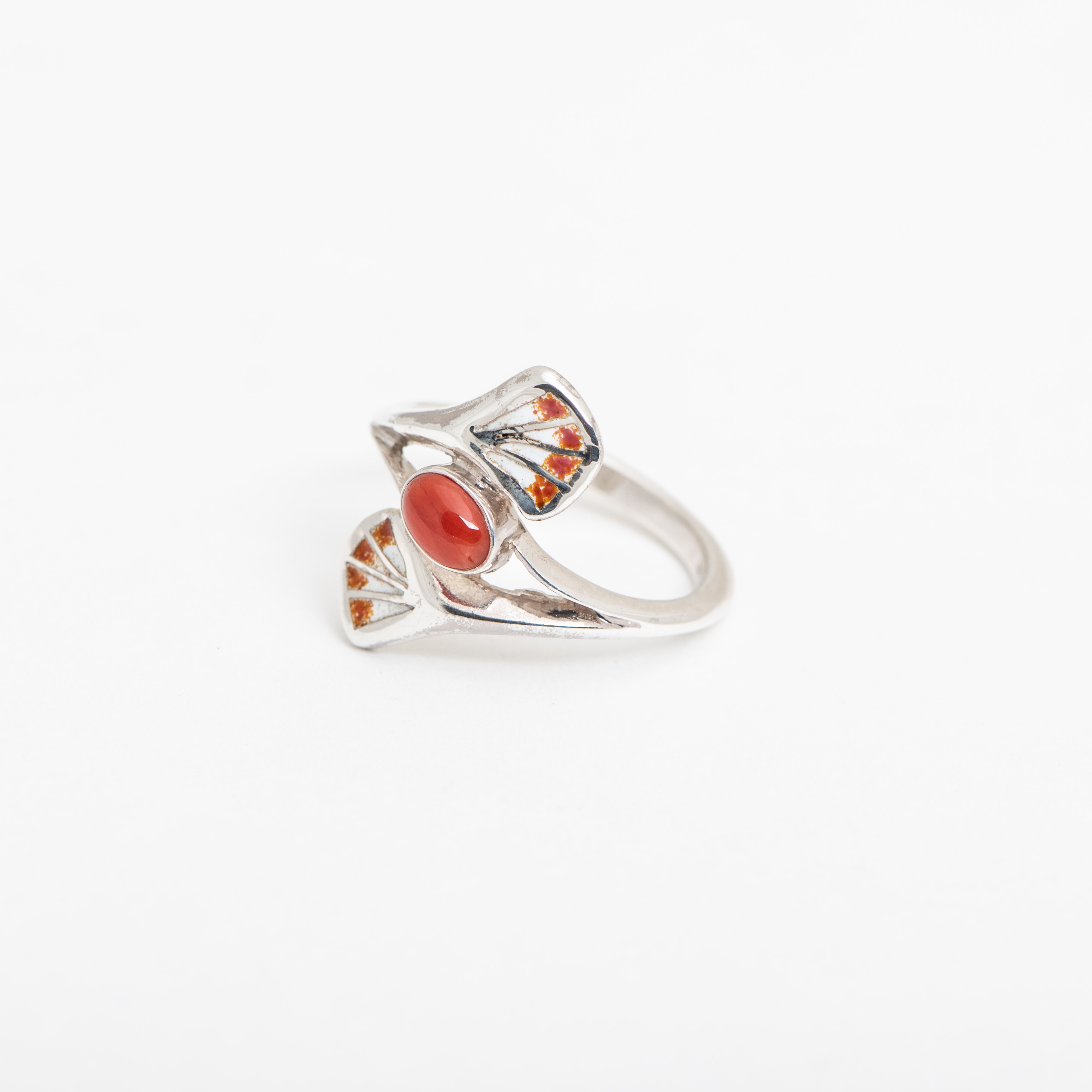 Ring Shakudo Coral