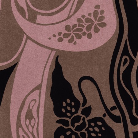 Wallpaper Lianas Bronzed / Pink