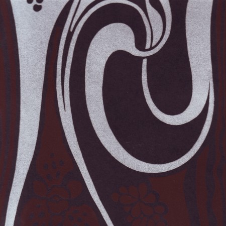 Wallpaper Lianas Red / Silver