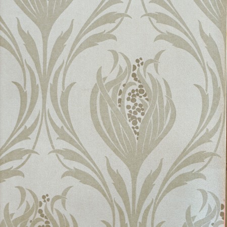 Wallpaper Seringen in Silver