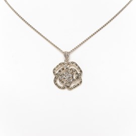Silver Necklace Rosae