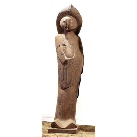 Chinese Maiden Sculpture
