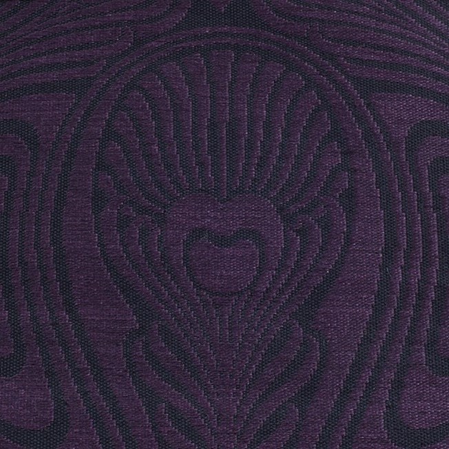 Furniture Fabric Pavo in black and purple