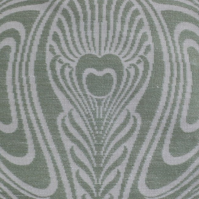Furniture Fabric Pavo in white and mint