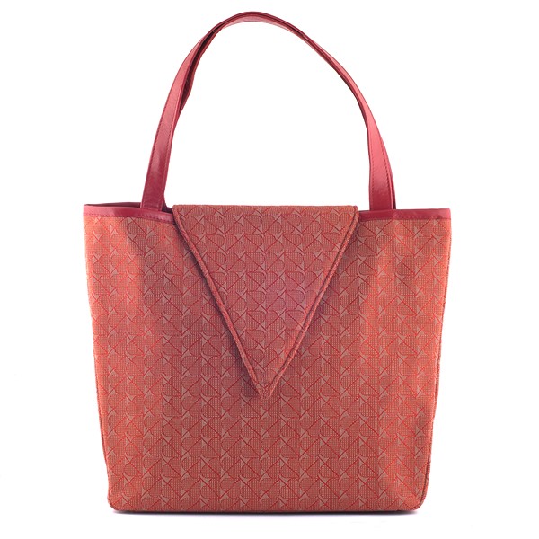 Handbag Design Nathalie Red Hearts with closed front