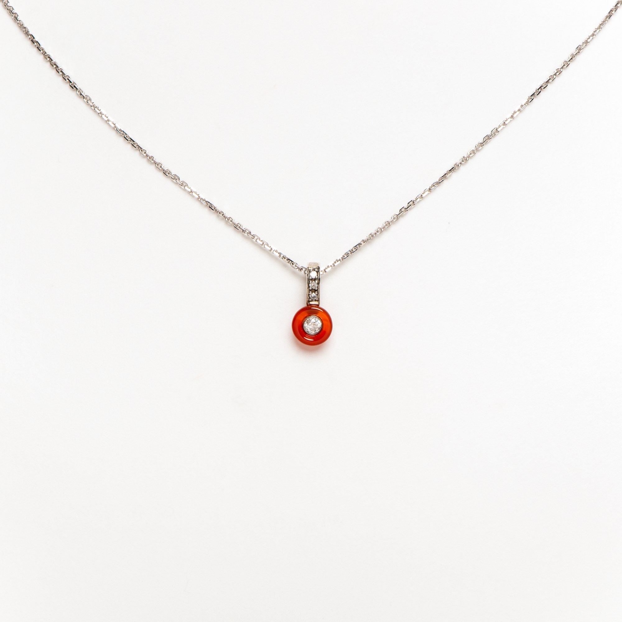 Necklace Py Red Agate