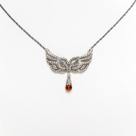 Necklace Wings Amber