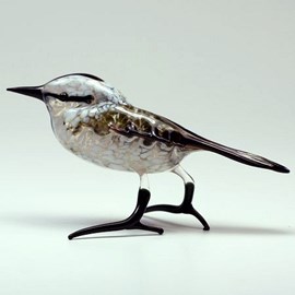 Glass sculpture Early bird