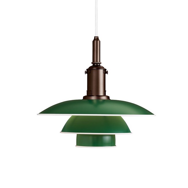 Louis Poulsen PH 3½-3 Hanging Lamp in green