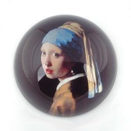 Paperweight Girl with a Pearl Earring