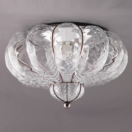 Venetian Ceiling Lamp Bellezza Transparent