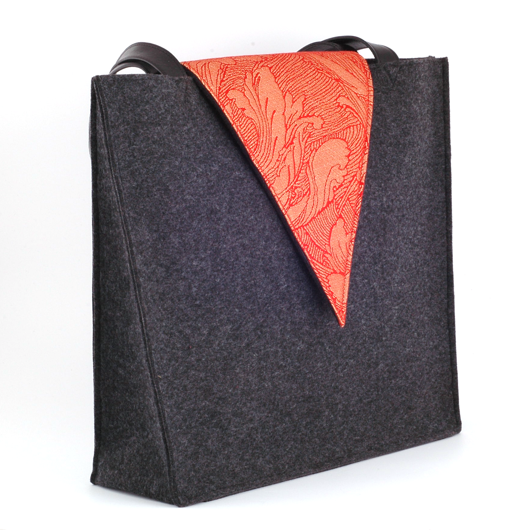Handbag Nathalie | Flowers of Gold Red