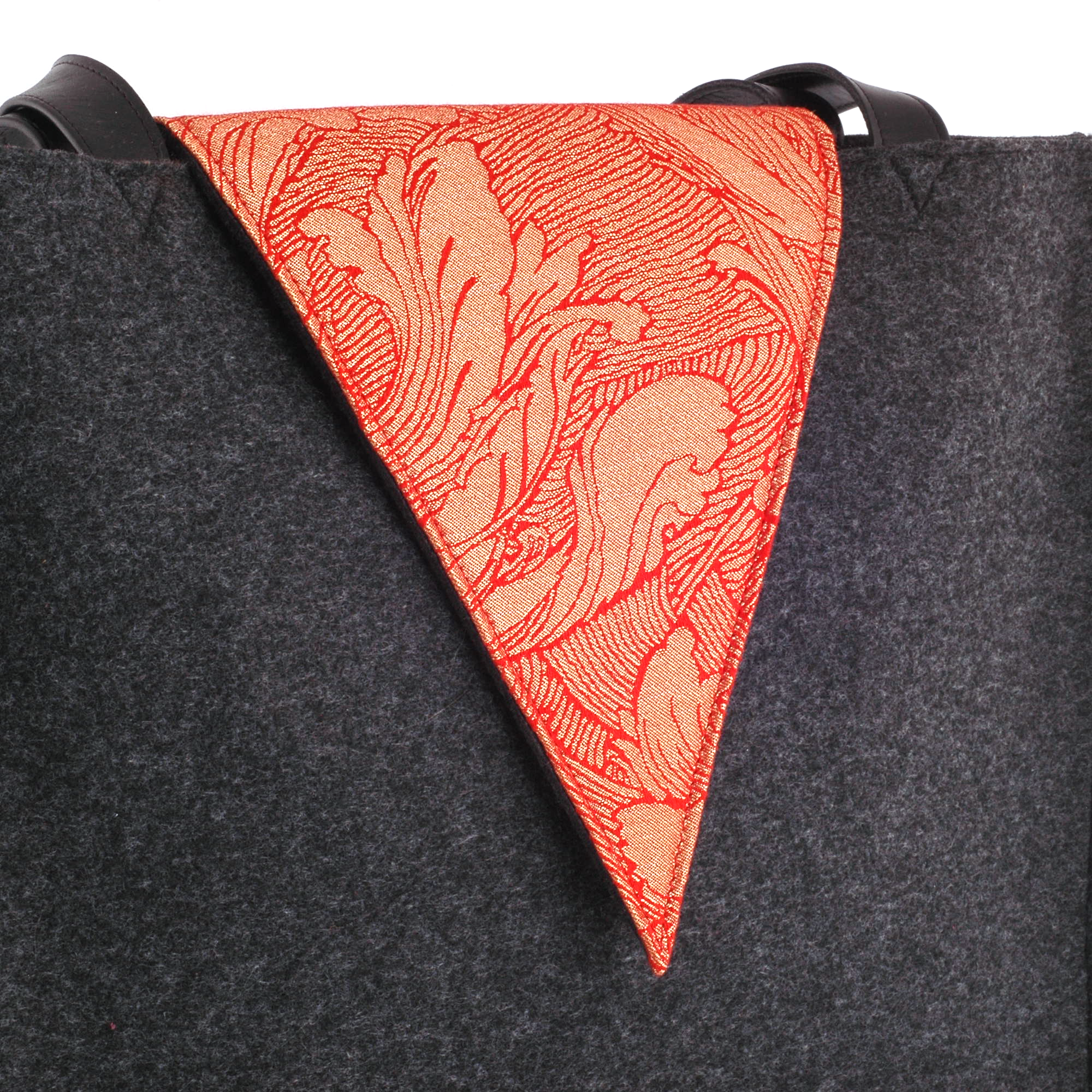 Detail Handbag Nathalie | Flowers of Gold Red