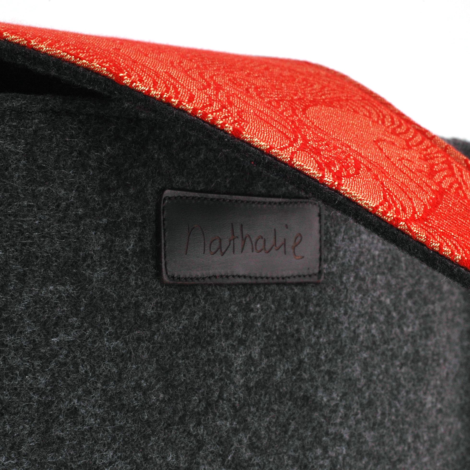 Detail Handbag Nathalie | Flowers of Gold Red