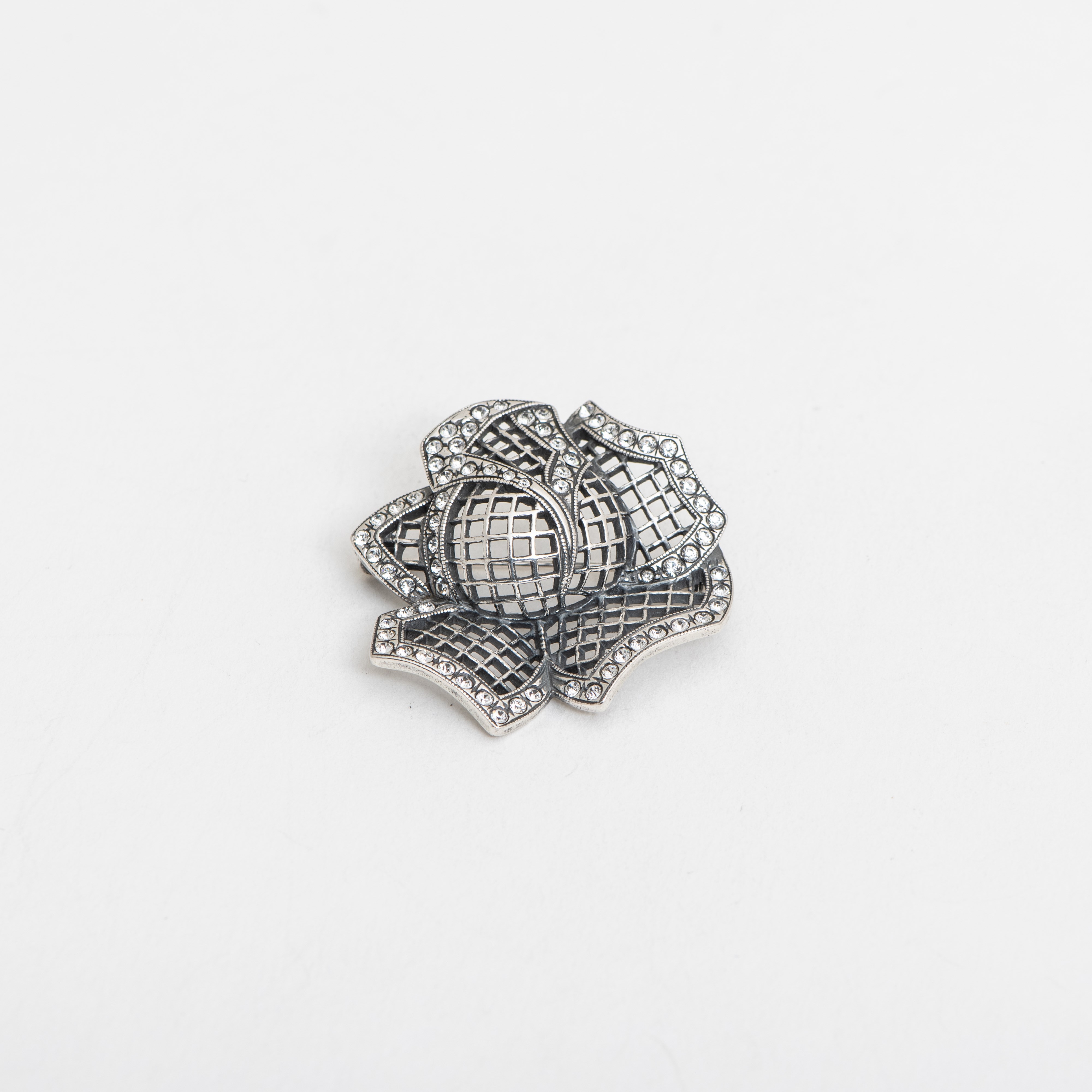 Brooch Rose in Tulle