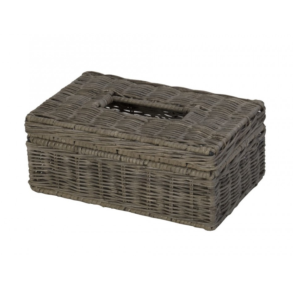 Rattan Tissue Box