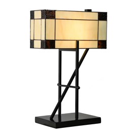 Tiffany Table Lamp Geometric