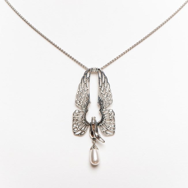 Necklace Swan Silver