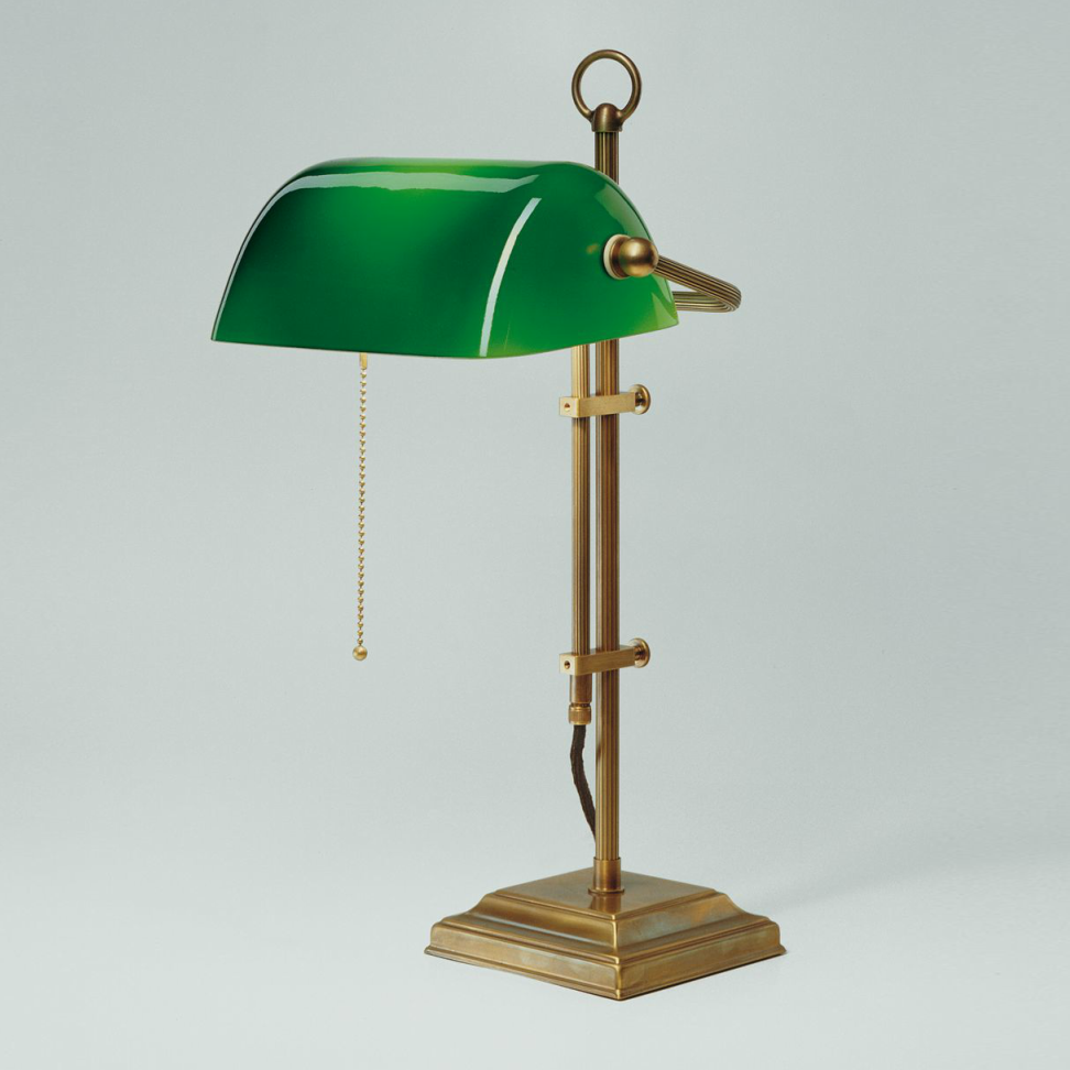 Banker Lamp Classic Square| Adjustable in height