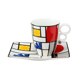 Mondrian Cup and Saucer