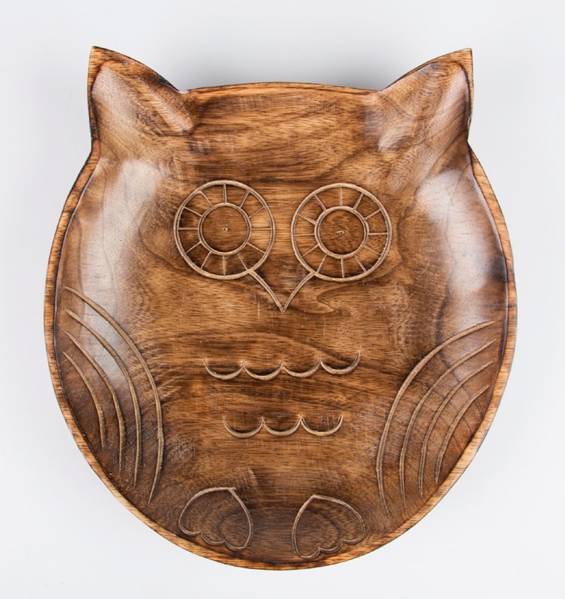 Serving dish Owl