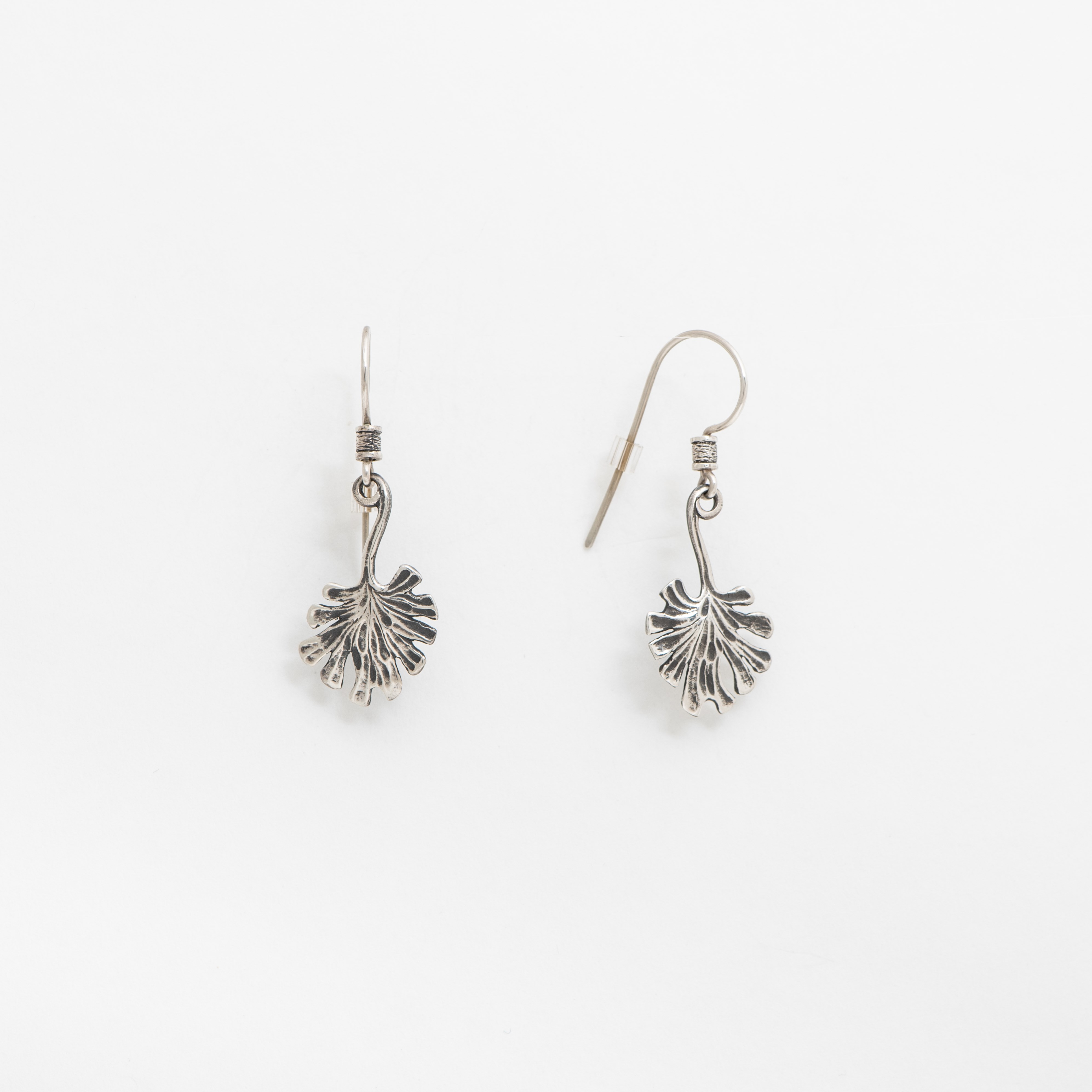 Earrings Round Leaf