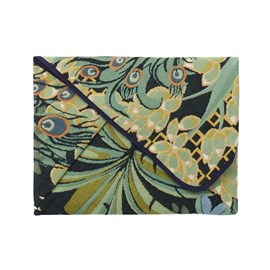 Origami folder / Clutch Peacock Jungle