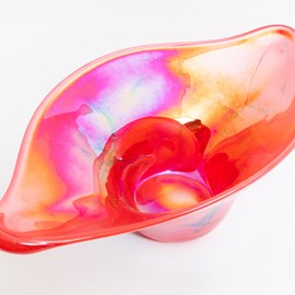 Glass Bowl/ Object Red Emotion