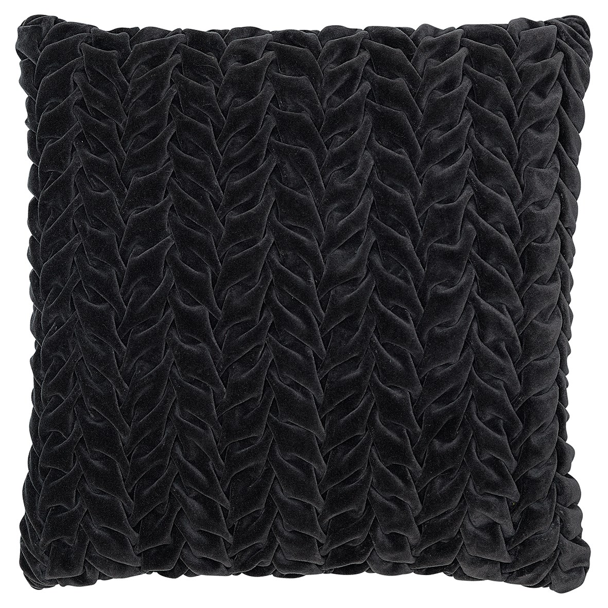 Cushion Black Braid