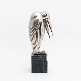 Sculpture Marabou Silver