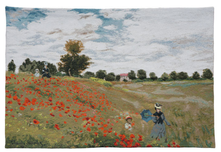 Tapestry Monet Poppies