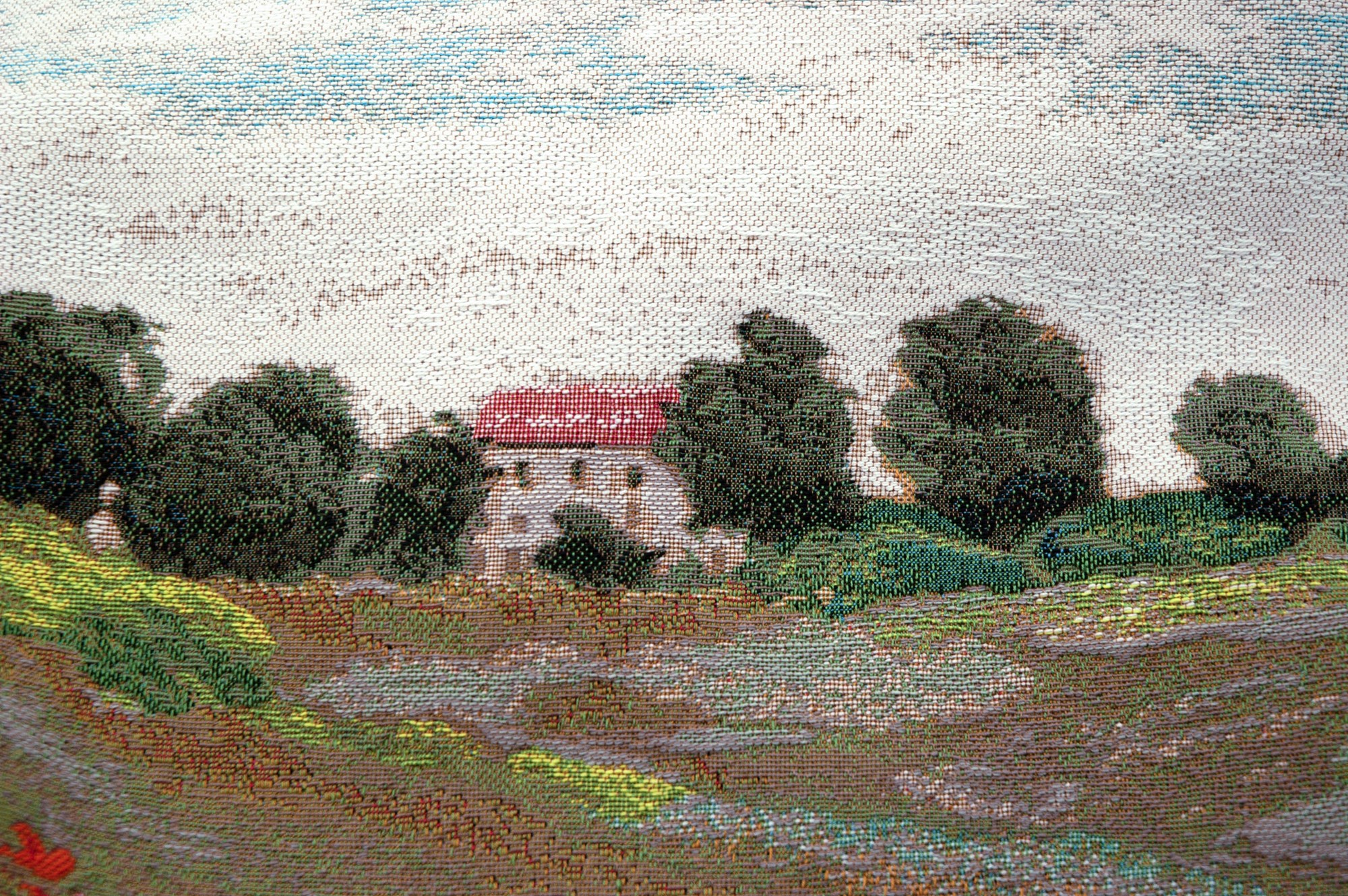 Detail Tapestry Poppies