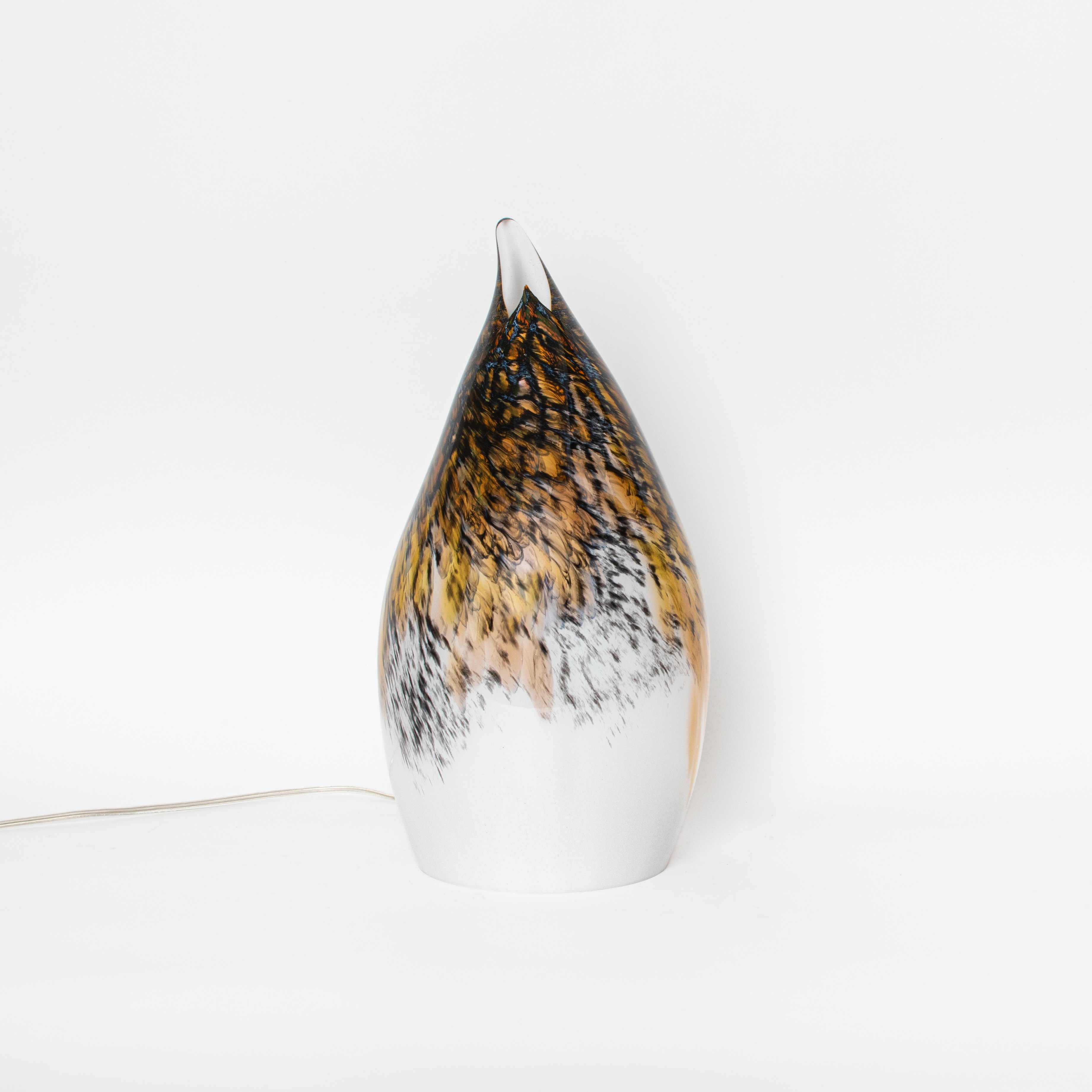 Table lamp Drop Marble Gold Black Small
