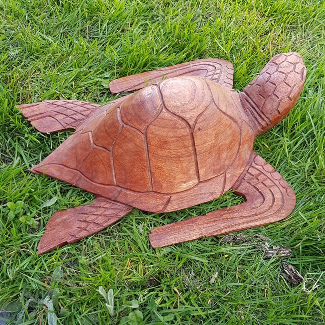 Wood Sculpture Schildpad