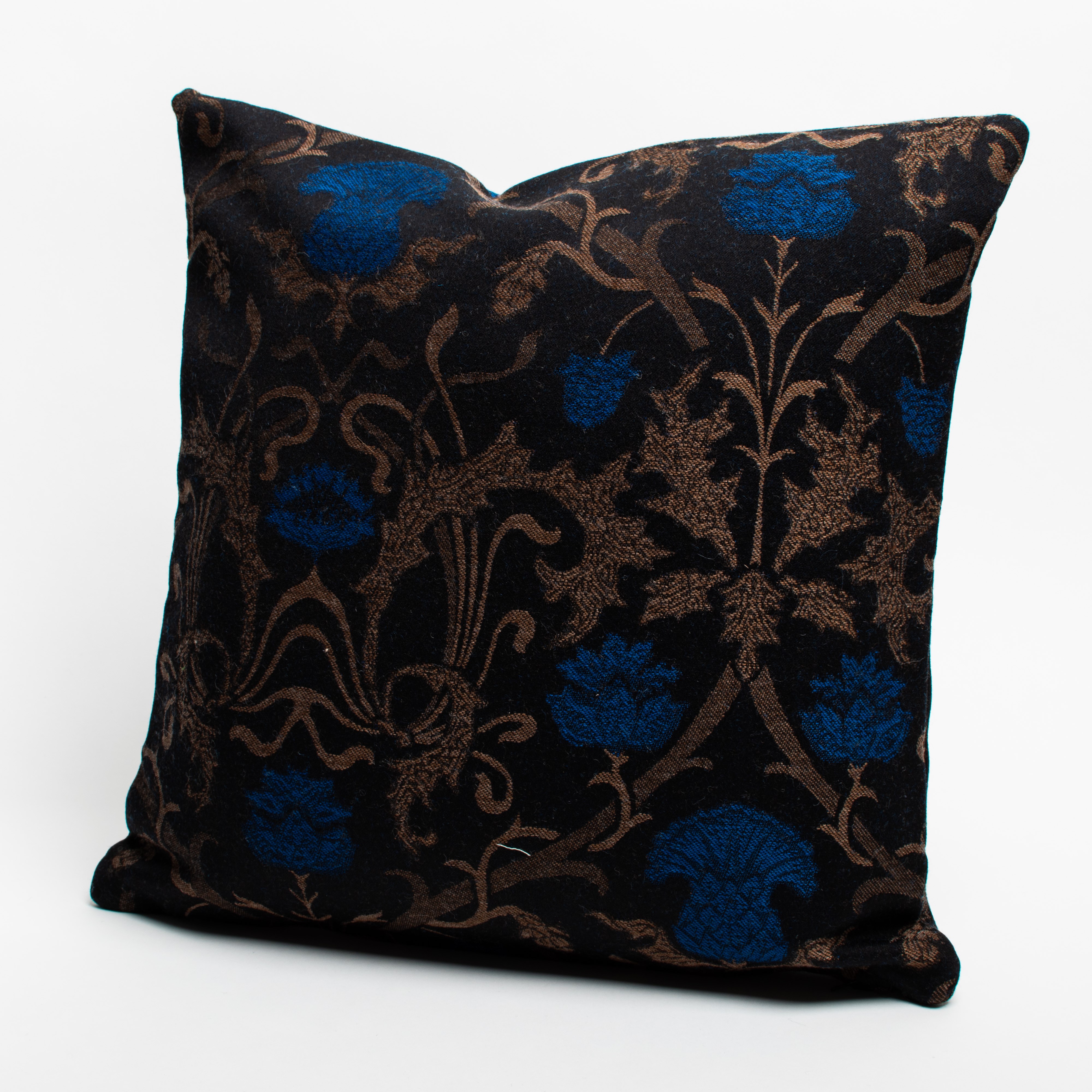Cushion Curly thistle Blue