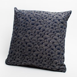 Cushion Elegant Ginkgo | Blue