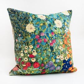 Cushion Klimt 'Flower Garden'