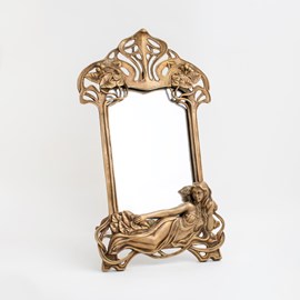 Table mirror Art Nouveau
