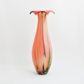 Glass vase Flamboyant