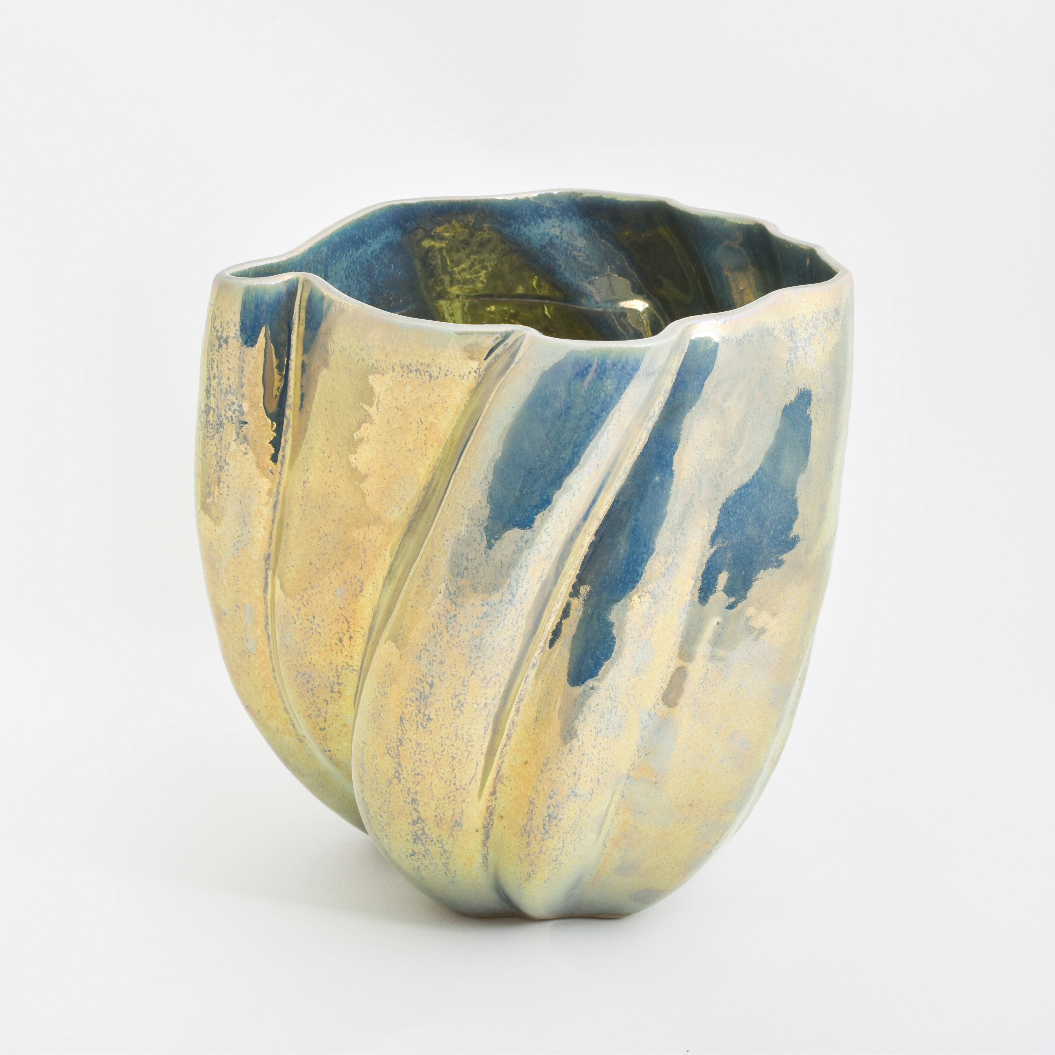 Ceramic pot Mother of Pearl