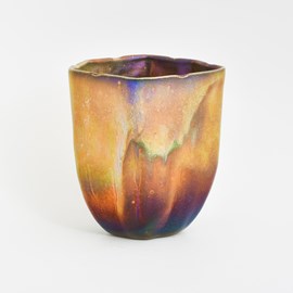 Ceramic pot medium Gold