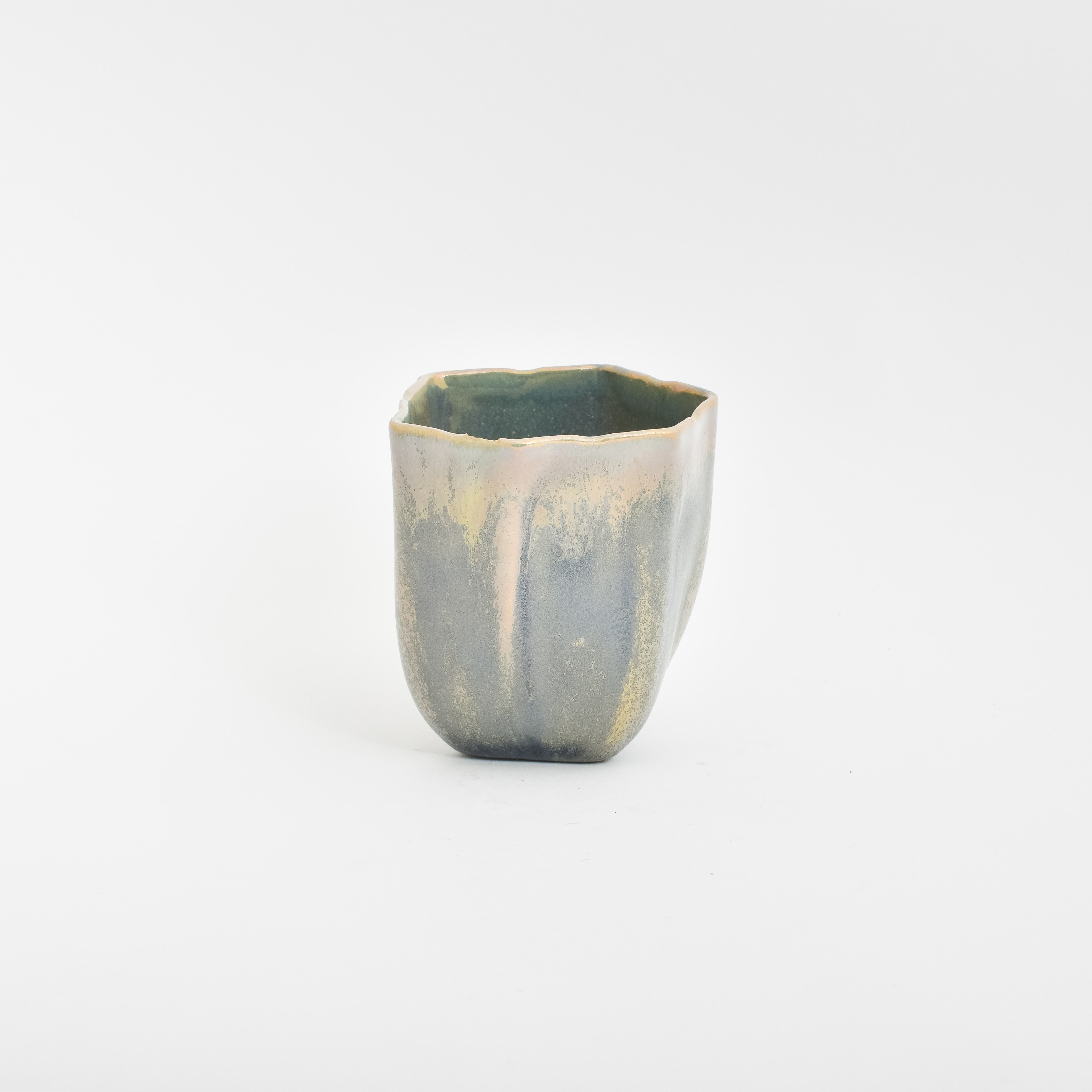 Ceramic pot small Mother of Pearl