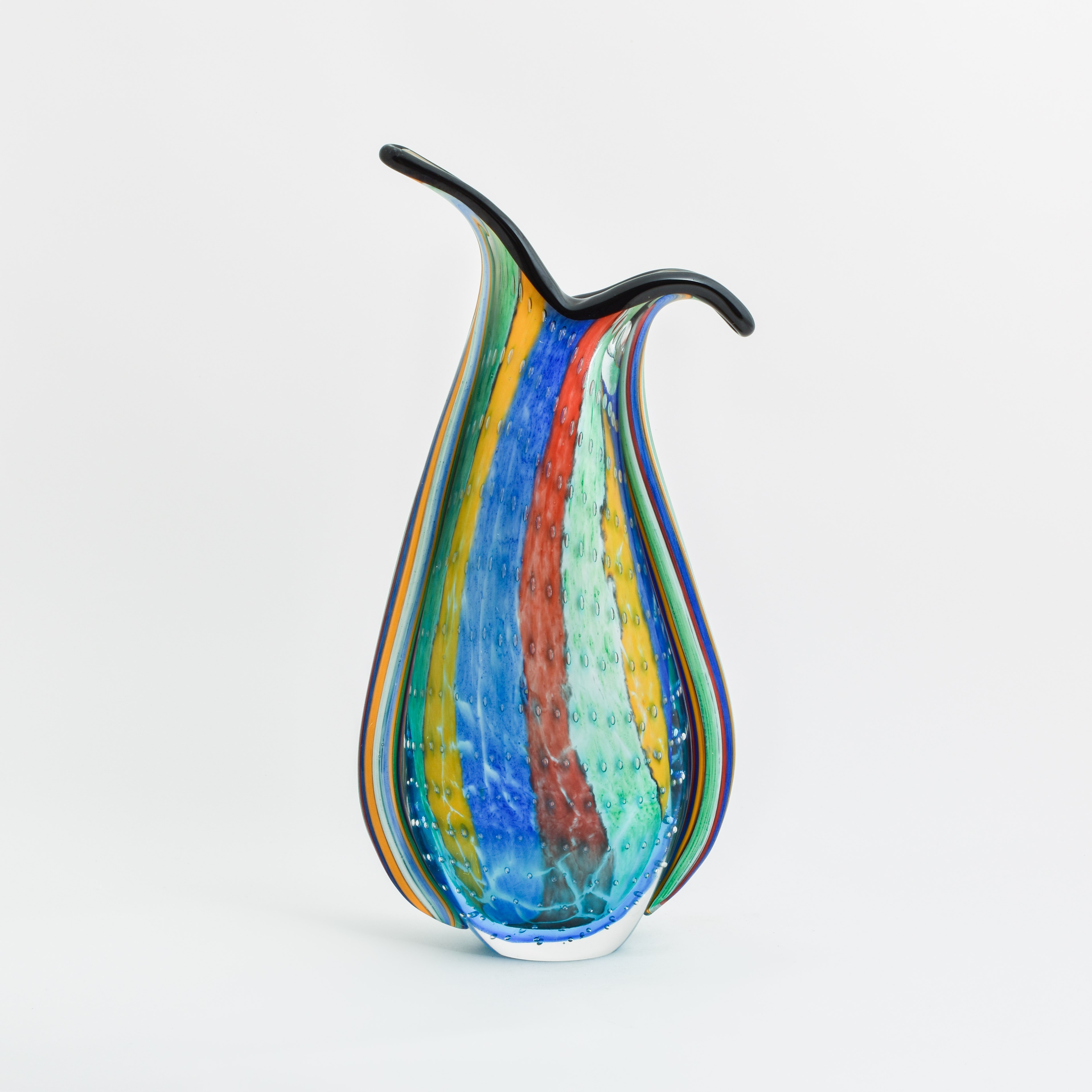 Glass vase Tropical