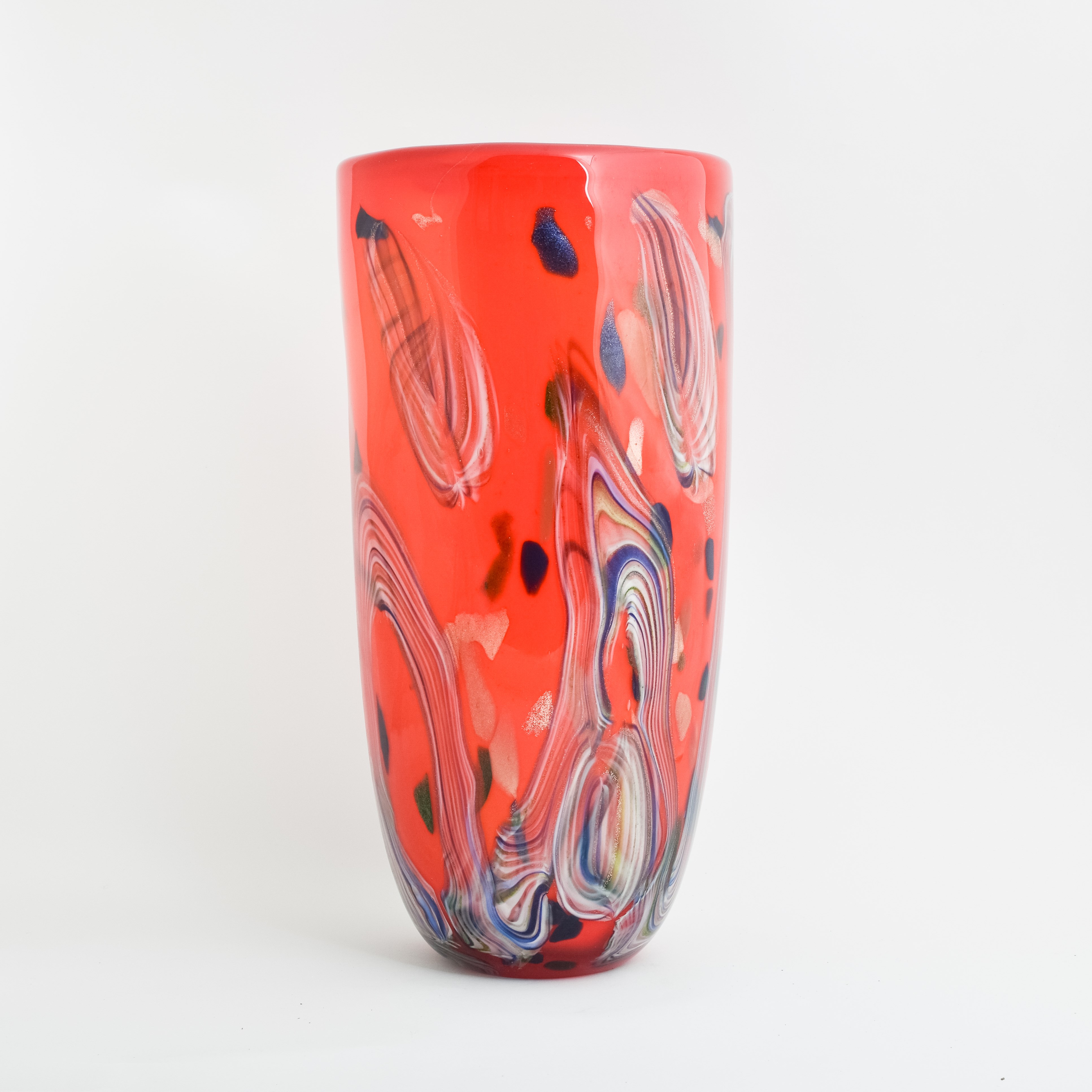 Glass vase Touch of Gold