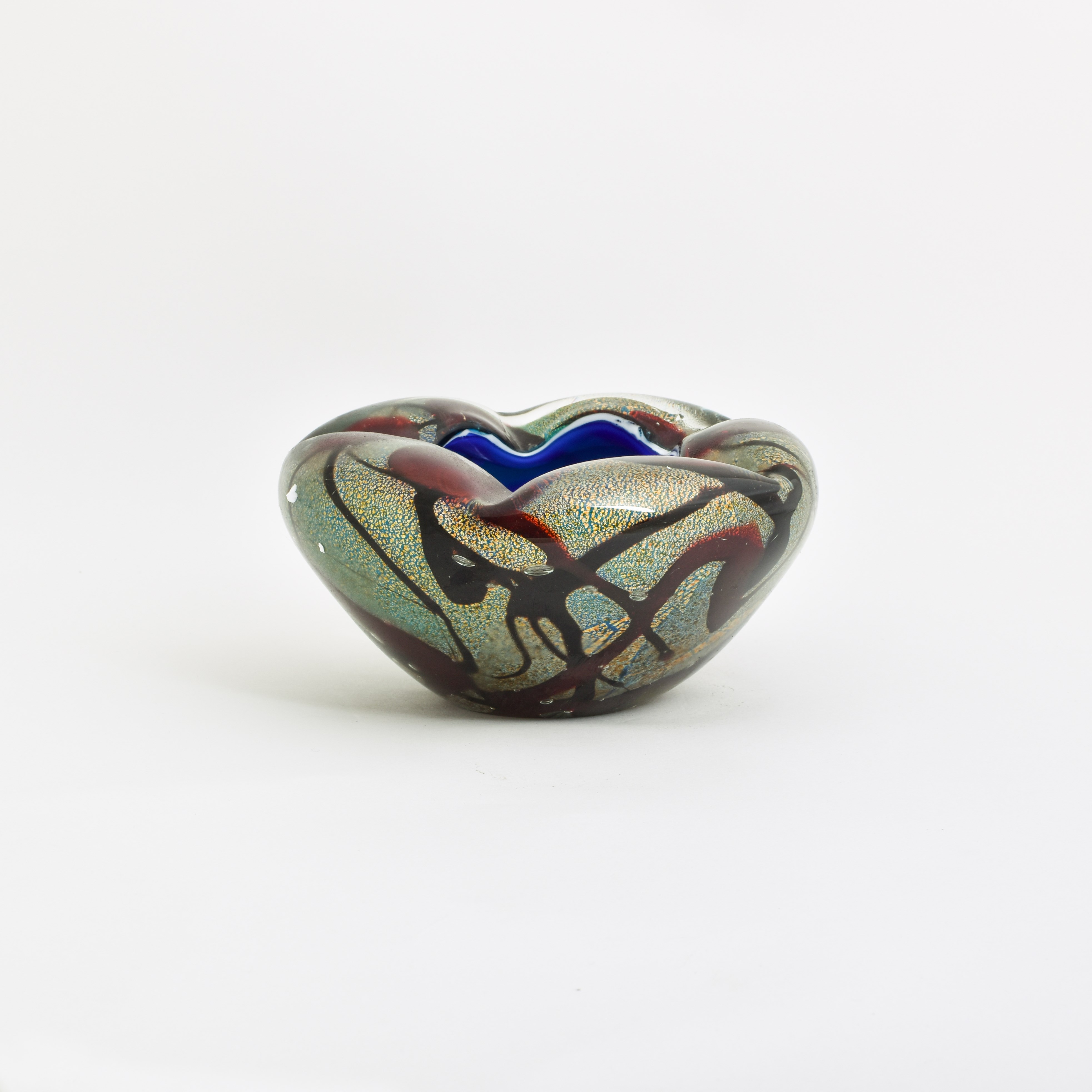 Glass bowl Glitter