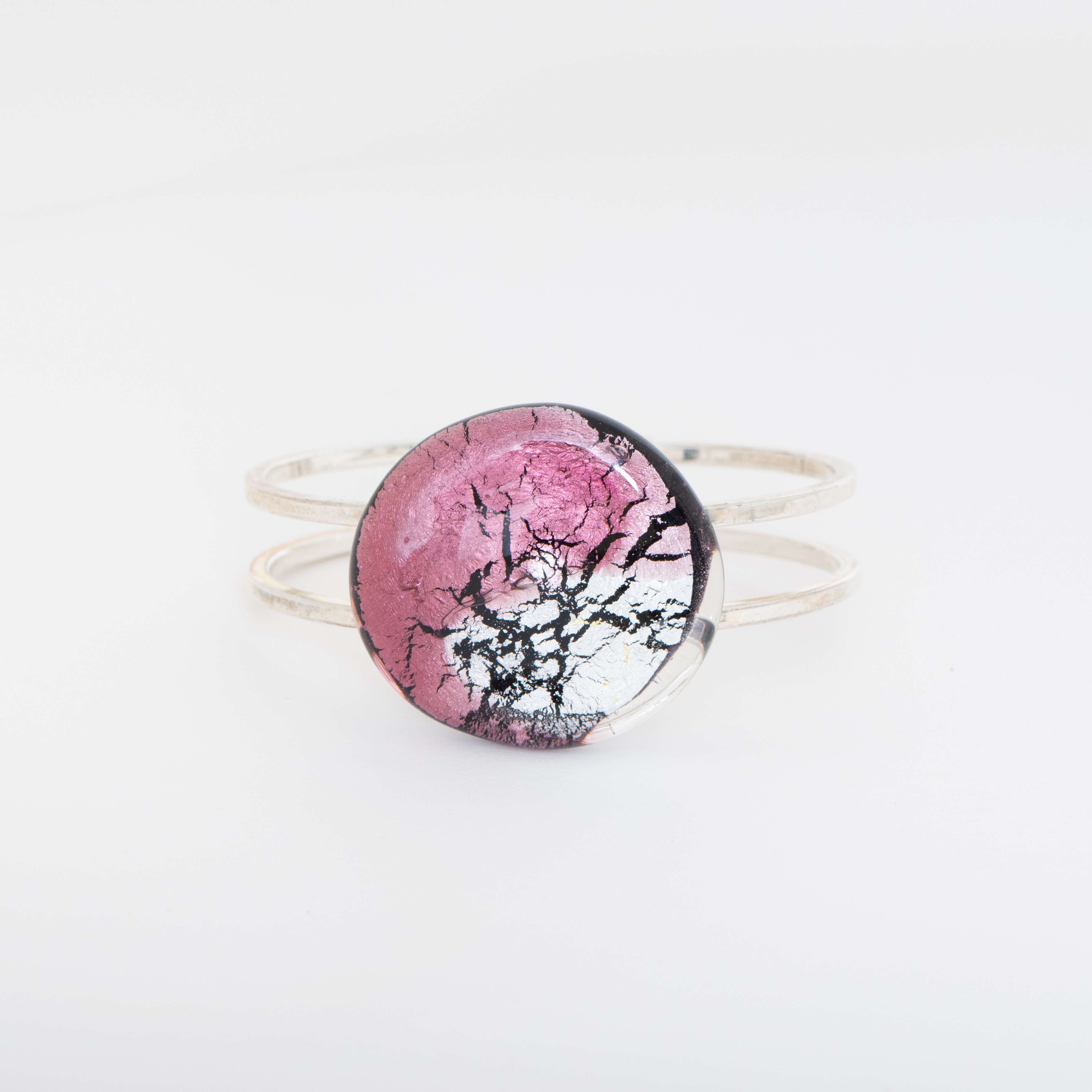 Bracelet Midnight Moon Pink / Silver