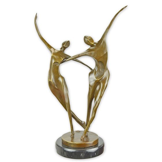 Bronze sculpture of dancers