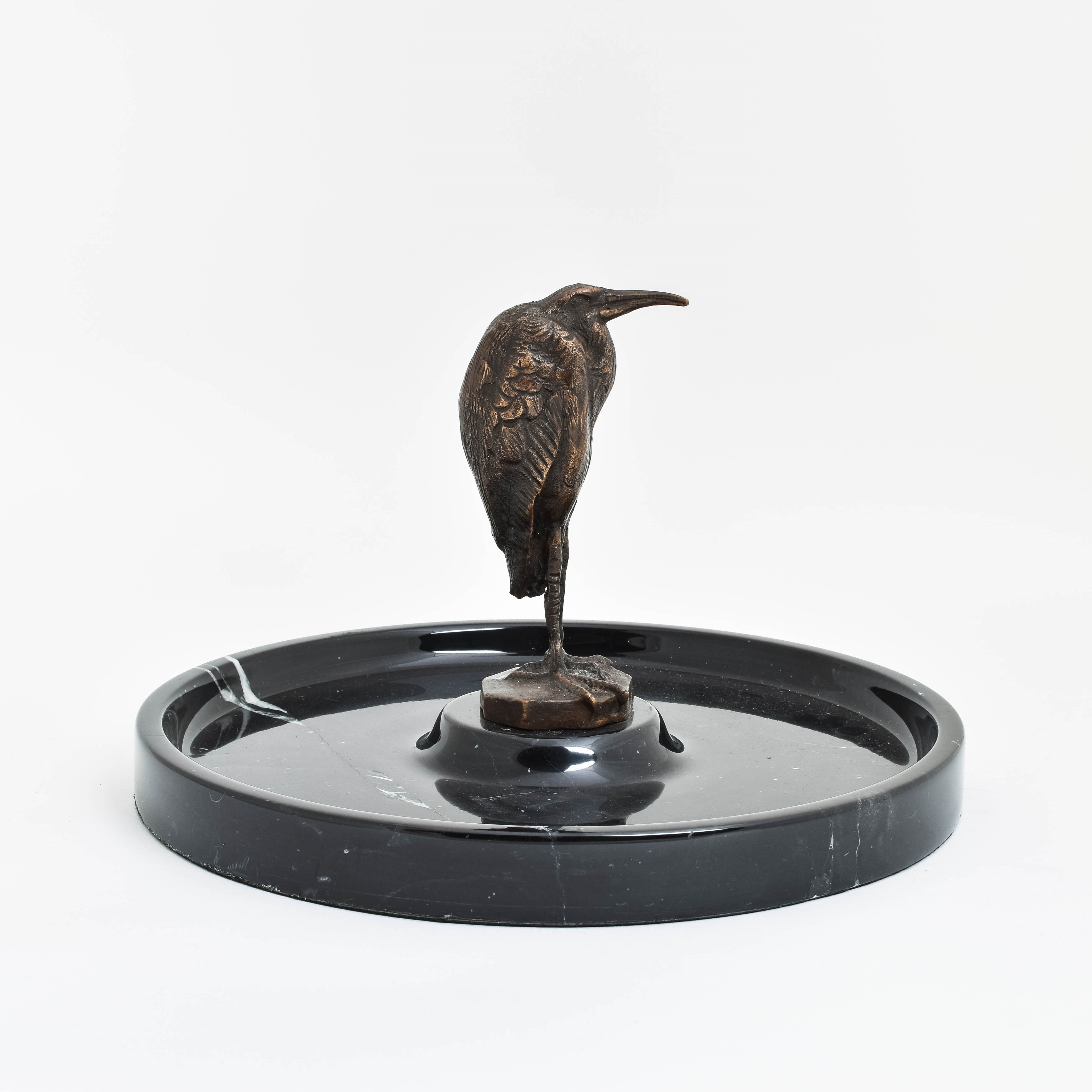 Bronze Ibis in Marble